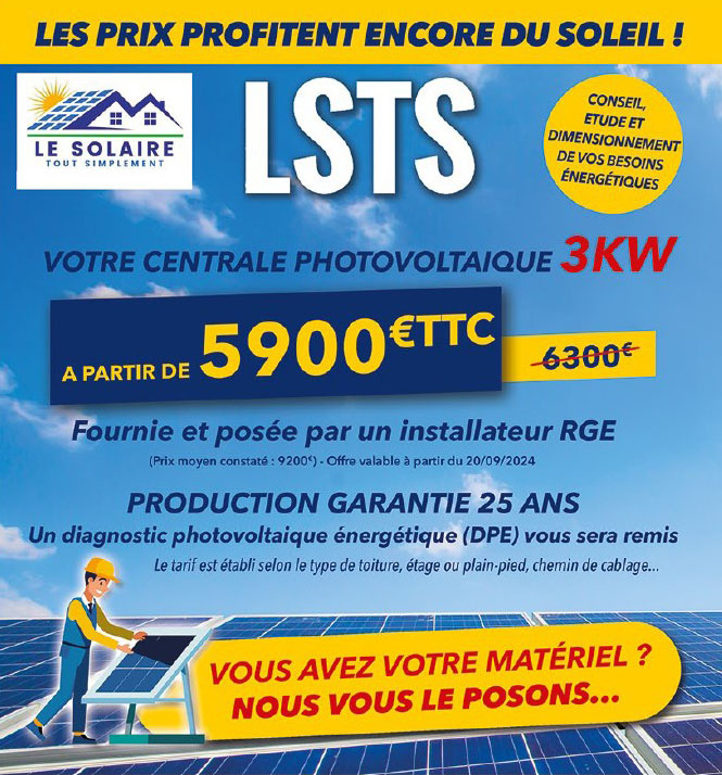 Entreprise d'énergie renouvelable, Sigean, L.S.T.S – Le solaire tout simplement